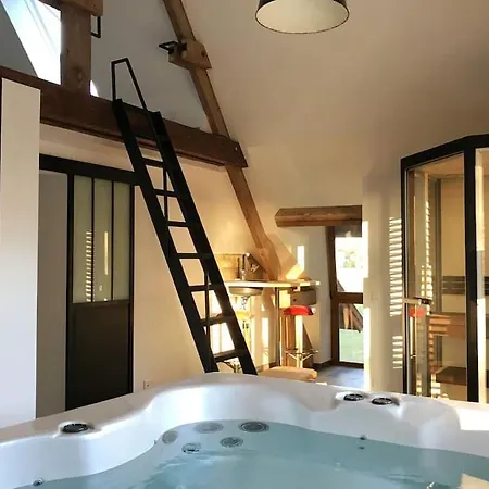 Spa Privatif A La Ferme - Haut De Gamme - Atypique Bois-Grenier Buitenkant foto